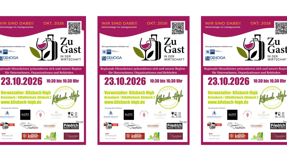 Zu Gast in der Wirtschaft im Kilsbach High